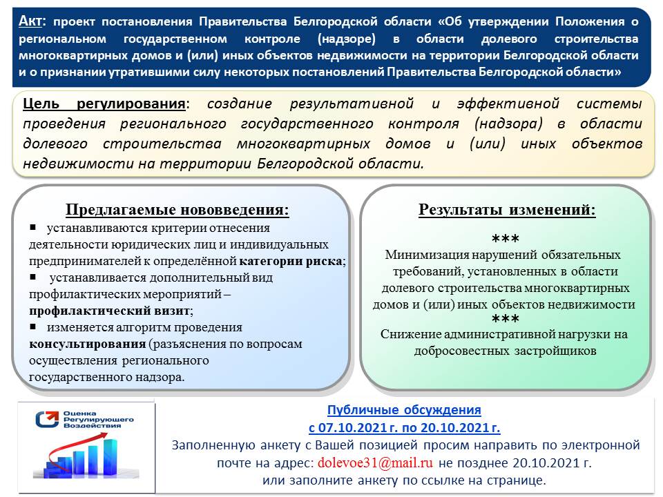 Сводный отчет о проведении оценки регулирующего воздействия проекта нормативного правового акта